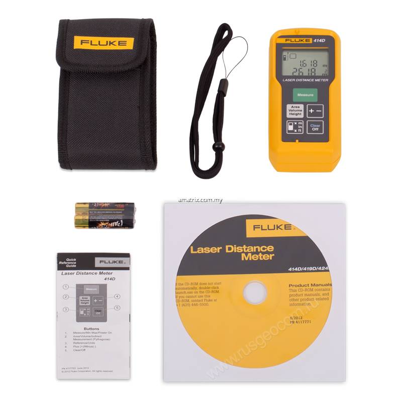 Fluke 424D 100m Laser Distance Meter